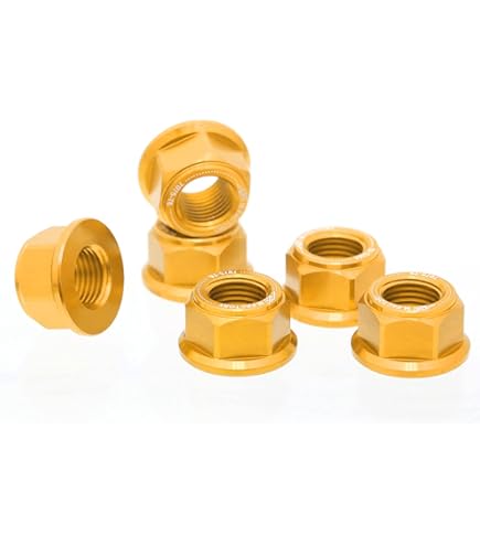 Amazon.com: MC MOTOPARTS Racing Rear Sprocket Nuts Set Compatible